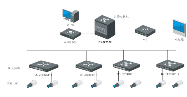 DS-3E0105P-S組網應用