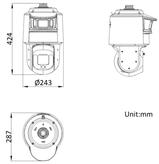 DS-2SK8C144IMX-D/SP/GLT產(chǎn)品尺寸