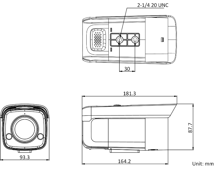 DS-2CD2T27(D)WDA3-L產品尺寸